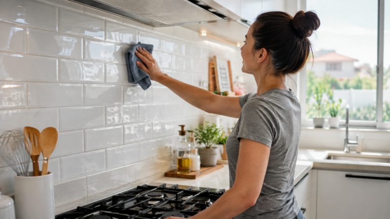 Azulejo da cozinha perdeu o brilho? Veja como limpar sem deixar marcas
