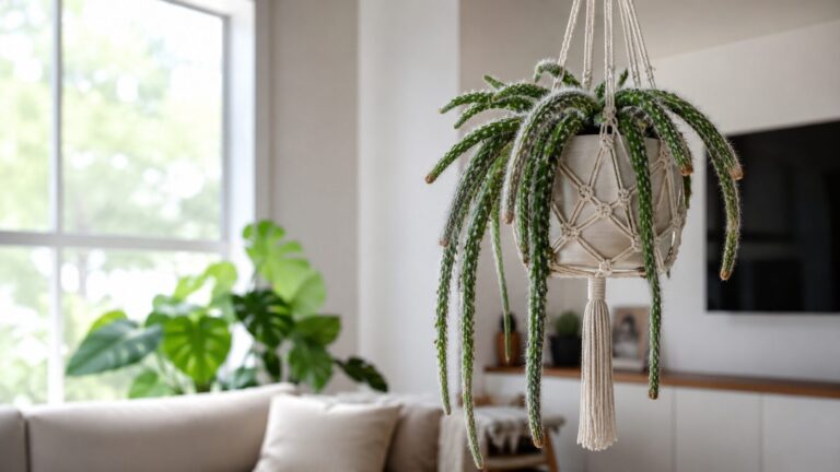 Cactos pendentes transformam qualquer ambiente com beleza e praticidade