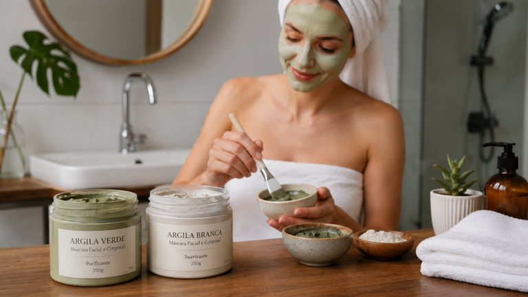 Argila verde ou branca? Saiba escolher a ideal para o seu tipo de pele
