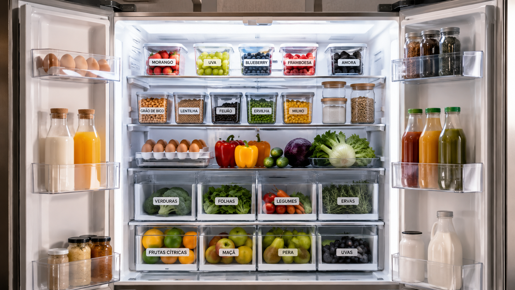 Geladeira organizada dura mais? Hábitos simples ajudam a conservar os alimentos Geladeira organizada dura mais? Hábitos simples ajudam a conservar os alimentos