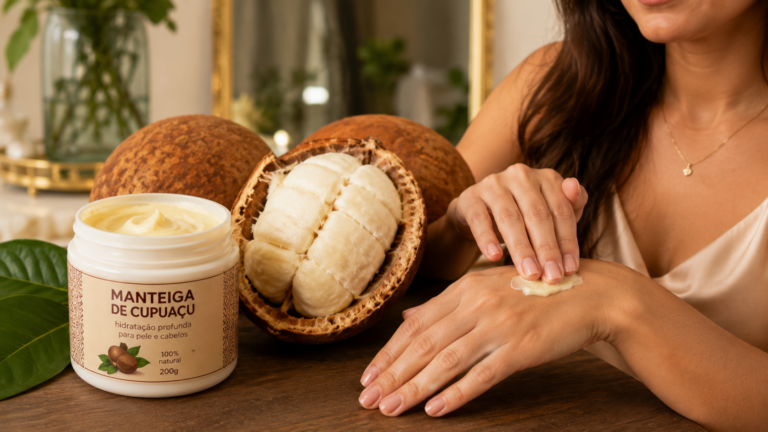 Manteiga de cupuaçu na pele: por que esse ingrediente amazônico ganhou espaço nos cosméticos