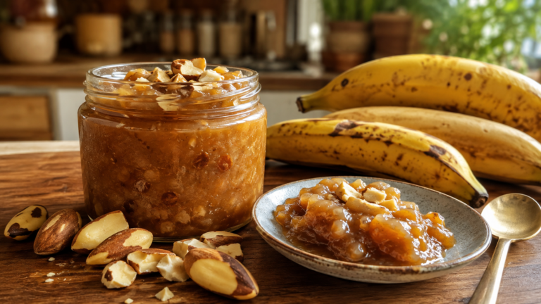 Doce de banana com castanha-do-pará: receita simples para aproveitar bananas maduras