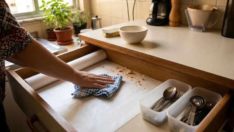 Gaveteiro da cozinha com migalhas? Limpe e organize rápido