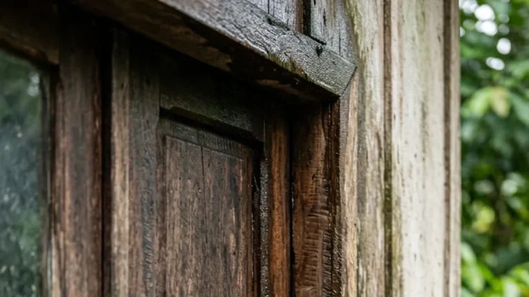 Porta de madeira entala na chuva e destrava na seca com 2 milímetros de folga mal calculada na largura