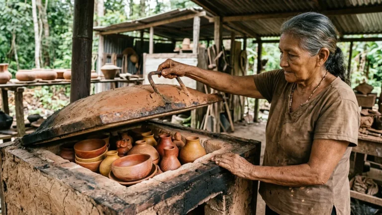 Barro de Icoaraci muda de cor no forno por causa do ferro e de três fatores que definem o tom da cerâmica