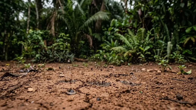 Cheiro de chuva antes do temporal vem do solo seco e fica mais forte na primeira água no clima amazônico