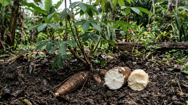 Mandioca de quintal passa do ponto em uma colheita tardia, acumula fibra e continua firme depois do cozimento