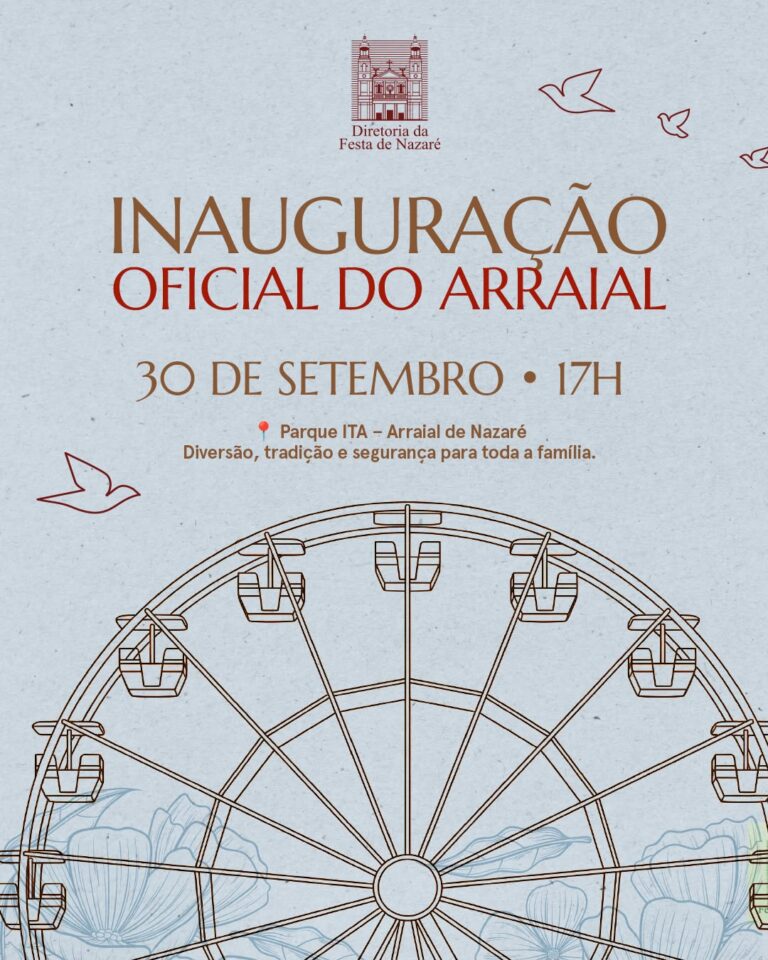 Parque ITA do Arraial de Nazaré, abre nesta quarta-feira às 17h após ajustes solicitados pelos Bombeiros