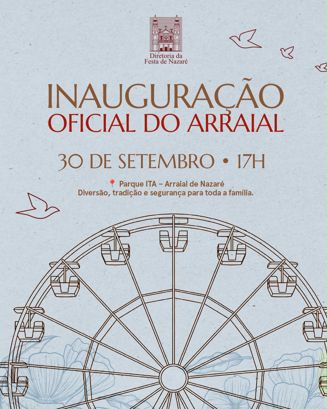 Parque ITA do Arraial de Nazaré, abre nesta quarta-feira às 17h após ajustes solicitados pelos Bombeiros Parque ITA do Arraial de Nazaré, abre nesta quarta-feira às 17h após ajustes solicitados pelos Bombeiros