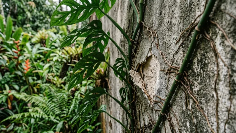 Trepadeira de raiz grudenta penetra o reboco e 3 etapas de retirada evitam pedaços soltos na parede