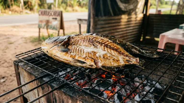 Como assar tambaqui na brasa sem ressecar a carne