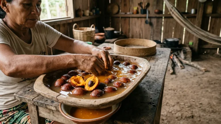 Como amolecer miriti para soltar a polpa do caroço
