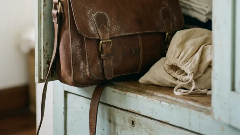 Bolsa de couro com mancha branca o que é e como limpar