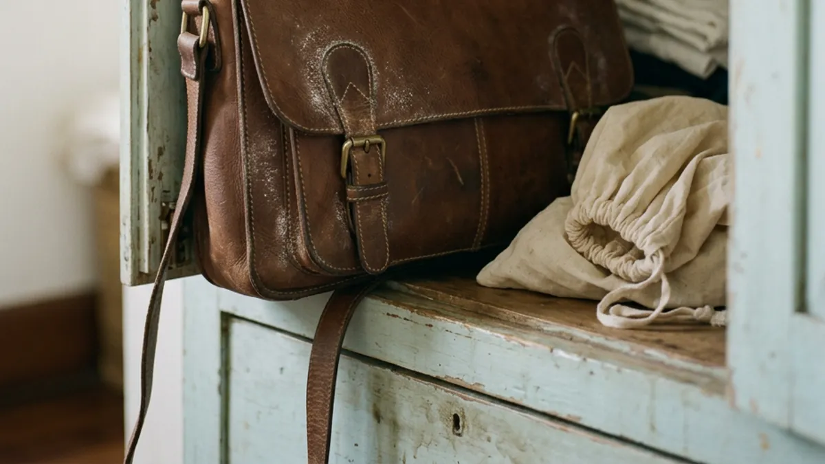 Bolsa de couro com mancha branca: o que é e como limpar Bolsa de couro com mancha branca: o que é e como limpar