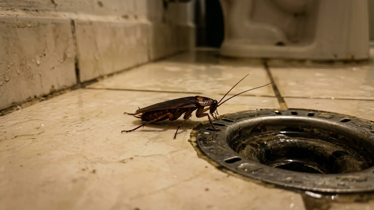 Barata saindo do ralo à noite acontece por quê e como fechar o caminho Barata saindo do ralo à noite acontece por quê e como fechar o caminho