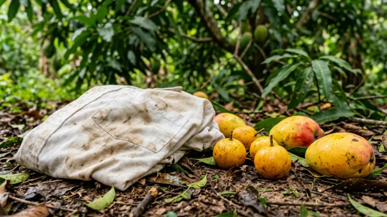 Mancha de taperebá e manga na roupa, como remover antes de fixar