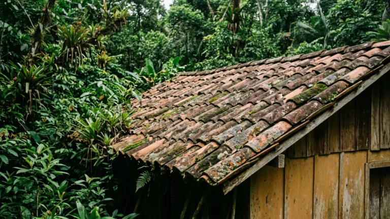 Telha com limo e mancha verde causa e quando se preocupar