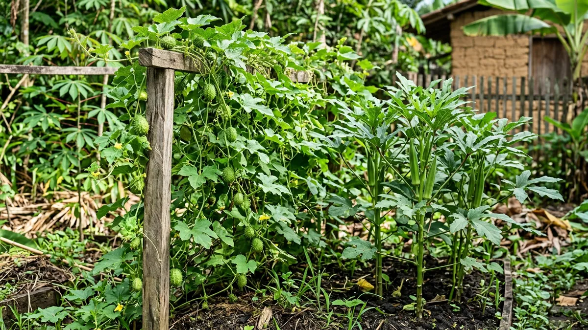 Maxixe e quiabo no quintal quando plantar e colher Maxixe e quiabo no quintal quando plantar e colher