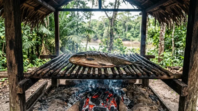 Como fazer peixe moqueado e por que a fumaça vem da brasa