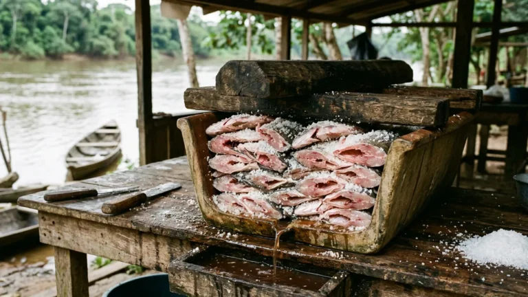 Como salgar peixe no interior do Pará para durar sem geladeira
