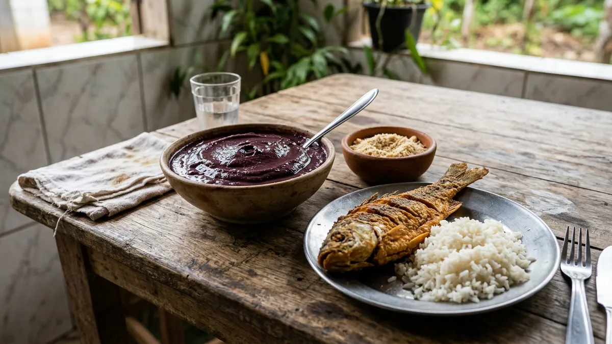 Açaí do Pará sem açúcar nem granola, por que acompanha o almoço Açaí do Pará sem açúcar nem granola, por que acompanha o almoço