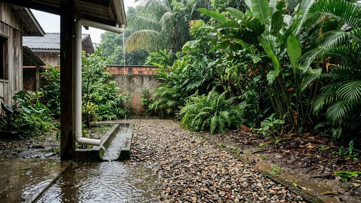 Quintal alagado na chuva forte acontece por quê e como evitar Quintal alagado na chuva forte acontece por quê e como evitar