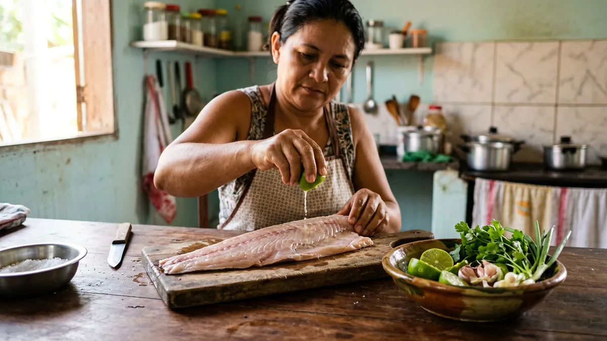 Quanto tempo deixar o peixe no limão antes de fritar sem mudar a textura Quanto tempo deixar o peixe no limão antes de fritar sem mudar a textura