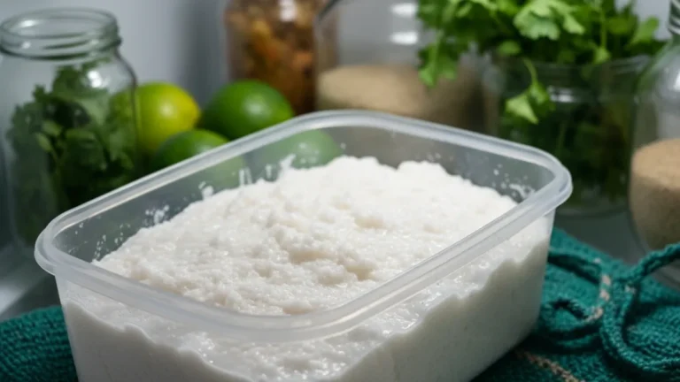 Goma de tapioca úmida depois de aberta deve ficar na geladeira