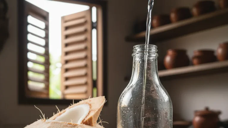 Água de coco aberta dura quanto tempo na geladeira sem fermentar