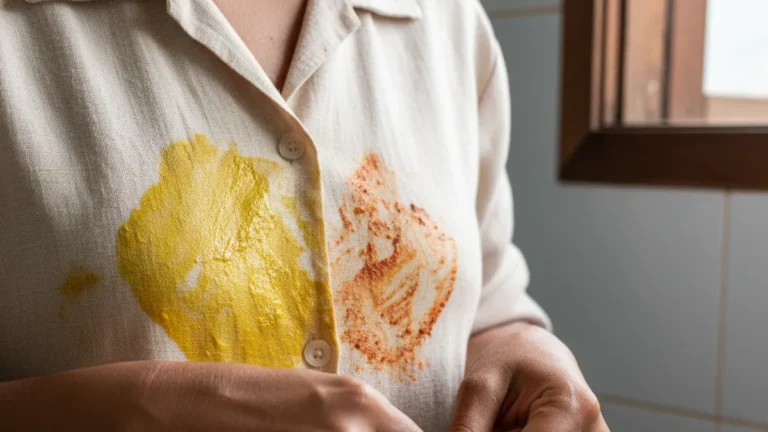 Mancha de tucupi e urucum na roupa como remover sem fixar a cor