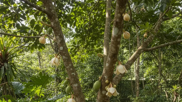 Cupuaçuzeiro sem fruto florescendo por que não segura e como corrigir