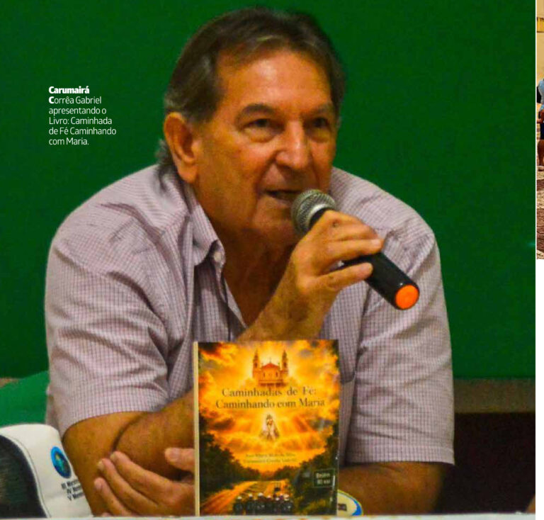 Carumairá Corrêa Gabriel apresenta o livro Caminhadas de Fé, Caminhando com Maria