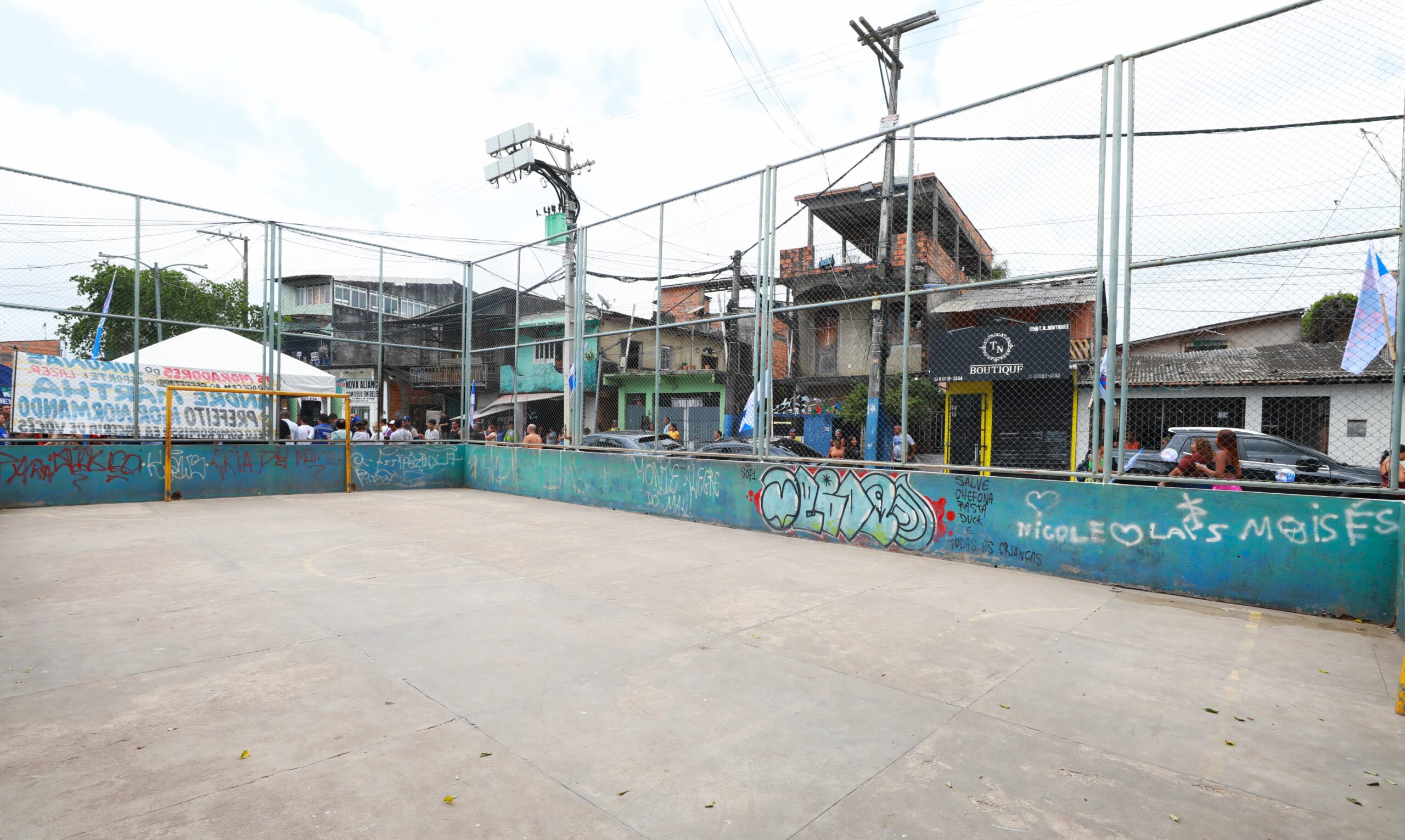 Praça Monte Alegre será reconstruída no Jurunas com quadra renovada, brinquedos e conclusão prevista em dois meses