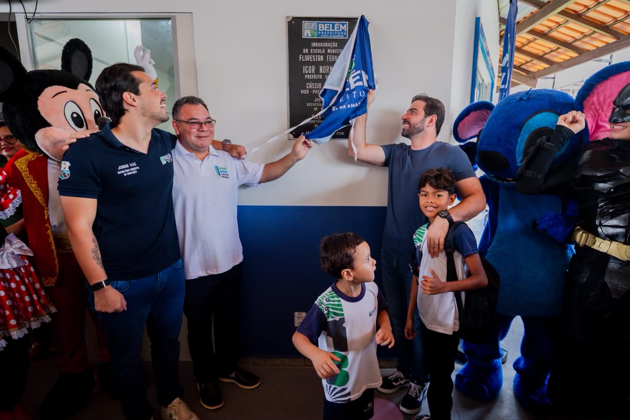 Após 27 anos sem grande reforma, escola do Benguí reabre para 960 alunos com 172 placas solares