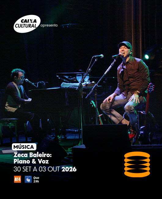 Zeca Baleiro apresenta Piano & Voz em temporada em Belém Zeca Baleiro apresenta Piano & Voz em temporada em Belém