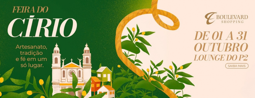 Feira do Círio reúne artesanato e artigos religiosos no Boulevard Shopping