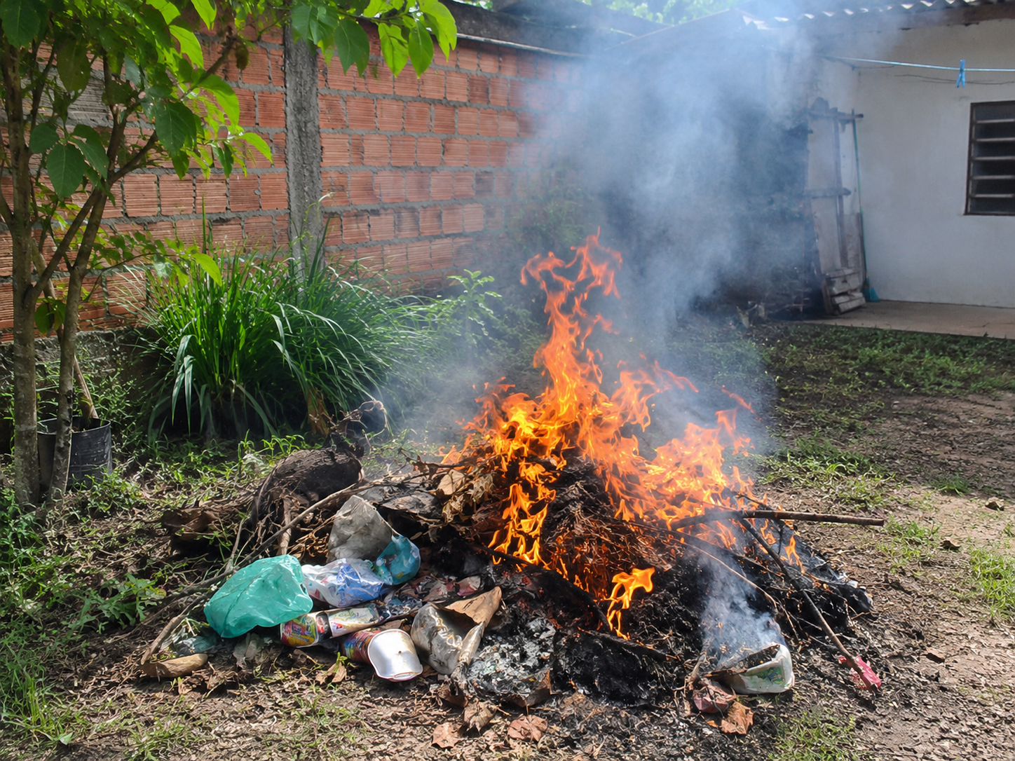 Queimadas em quintais e terrenos ameaçam a saúde e aumentam o risco de incêndios em Belém Queimadas em quintais e terrenos ameaçam a saúde e aumentam o risco de incêndios em Belém