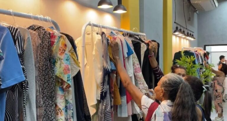 Campanha em Belém arrecada tecidos para reciclagem e busca reduzir descarte de roupas