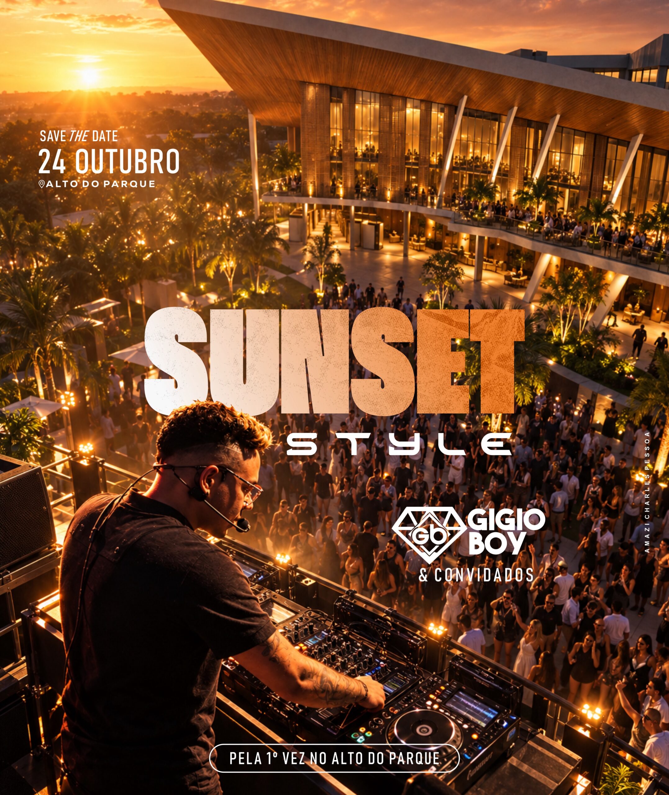 DJ Gigio Boy estreia no Alto do Parque com o Sunset Style
