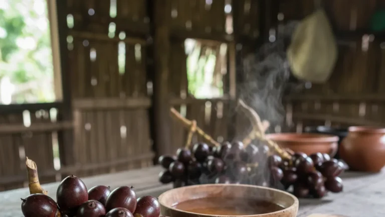 Como preparar vinho de patauá com água morna e farinha