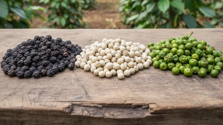 Pimenta-do-reino preta branca ou verde qual a diferença e quando usar cada uma