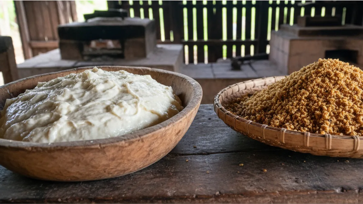Farinha puba ou farinha d’água qual a diferença e quando usar cada uma Farinha puba ou farinha d’água qual a diferença e quando usar cada uma