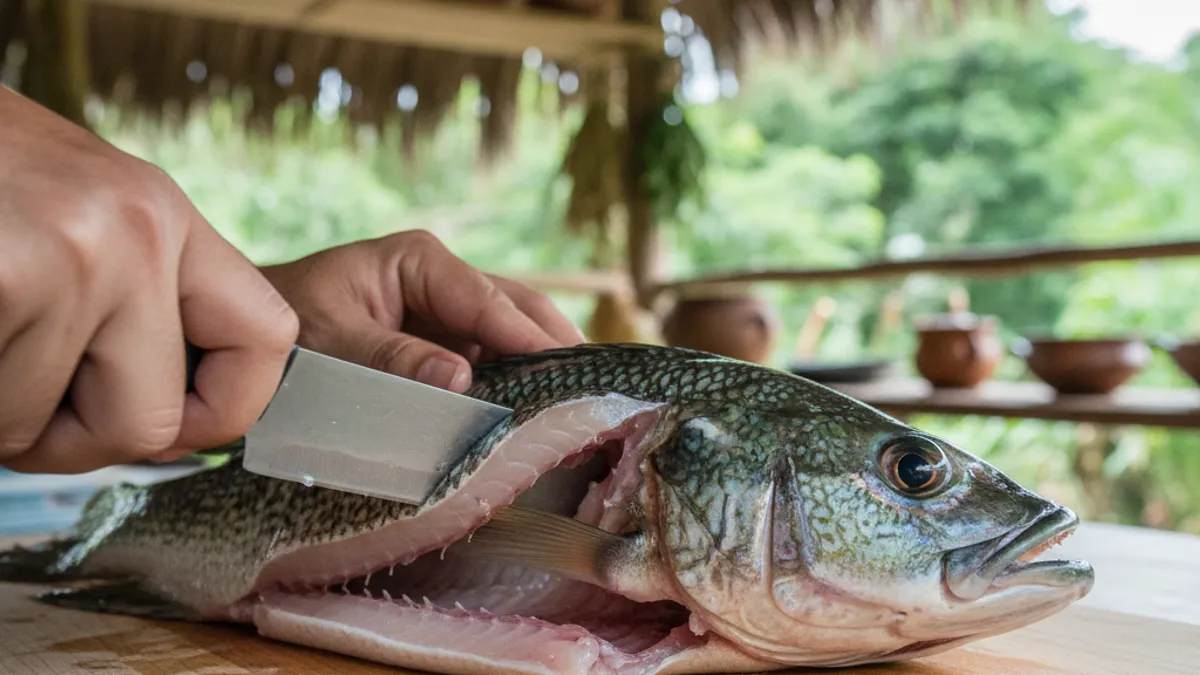 Como tirar filé de tucunaré sem deixar espinha Como tirar filé de tucunaré sem deixar espinha