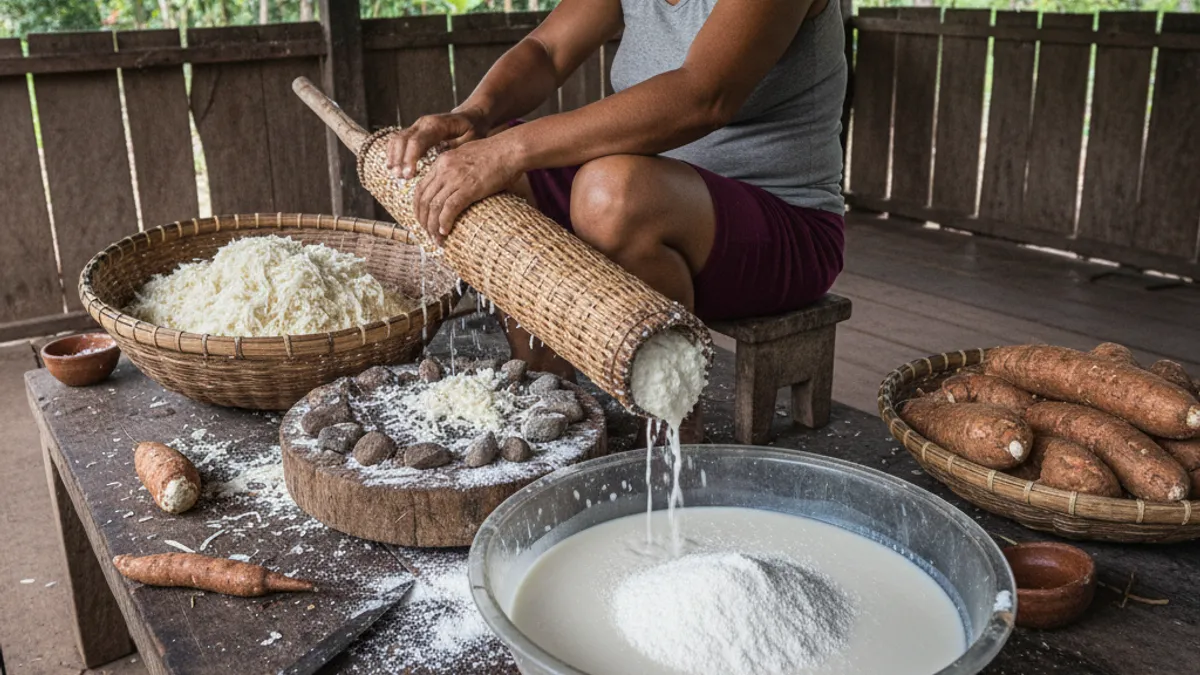 Como fazer goma de tapioca em casa a partir da mandioca Como fazer goma de tapioca em casa a partir da mandioca