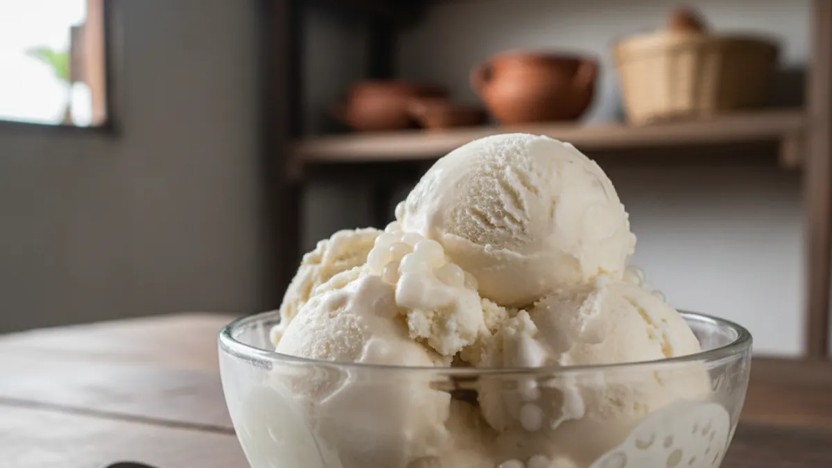 Sorvete de tapioca em casa com textura certa sem ficar duro Sorvete de tapioca em casa com textura certa sem ficar duro