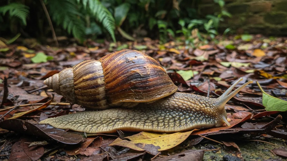 Caramujo-africano no quintal como retirar ovos e animais com segurança Caramujo-africano no quintal como retirar ovos e animais com segurança
