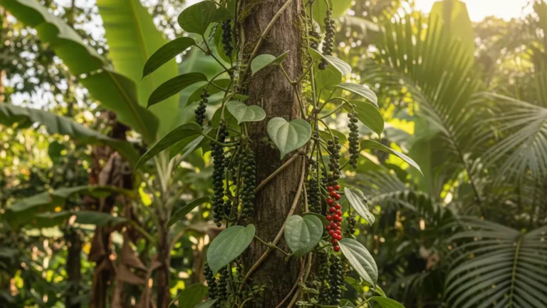 Como plantar pimenta-do-reino no quintal com tutor e solo drenado