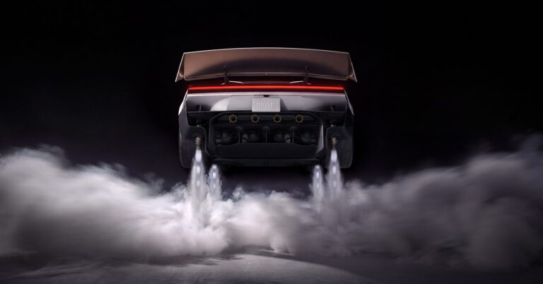 Tesla faz Roadster 2 sem motorista subir rampa vertical, girar no ar e pousar com 600 litros de nitrogênio em jatos