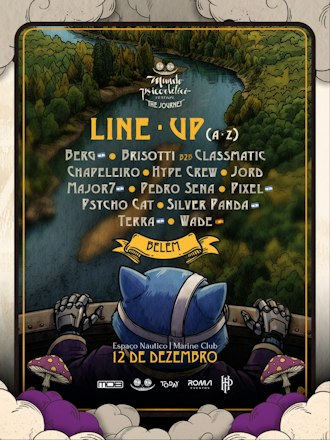 Wade, Silver Panda, Pixel e Psycho Pat no Mundo Psicodélico Festival 2026
