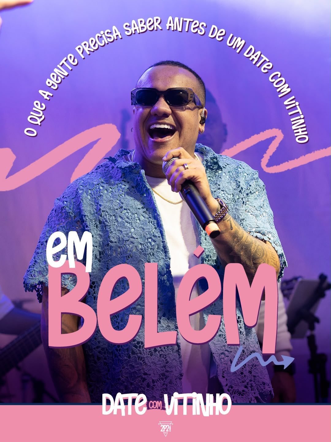Date com Vitinho chega a Belém com tarde de pagode no NaBêra